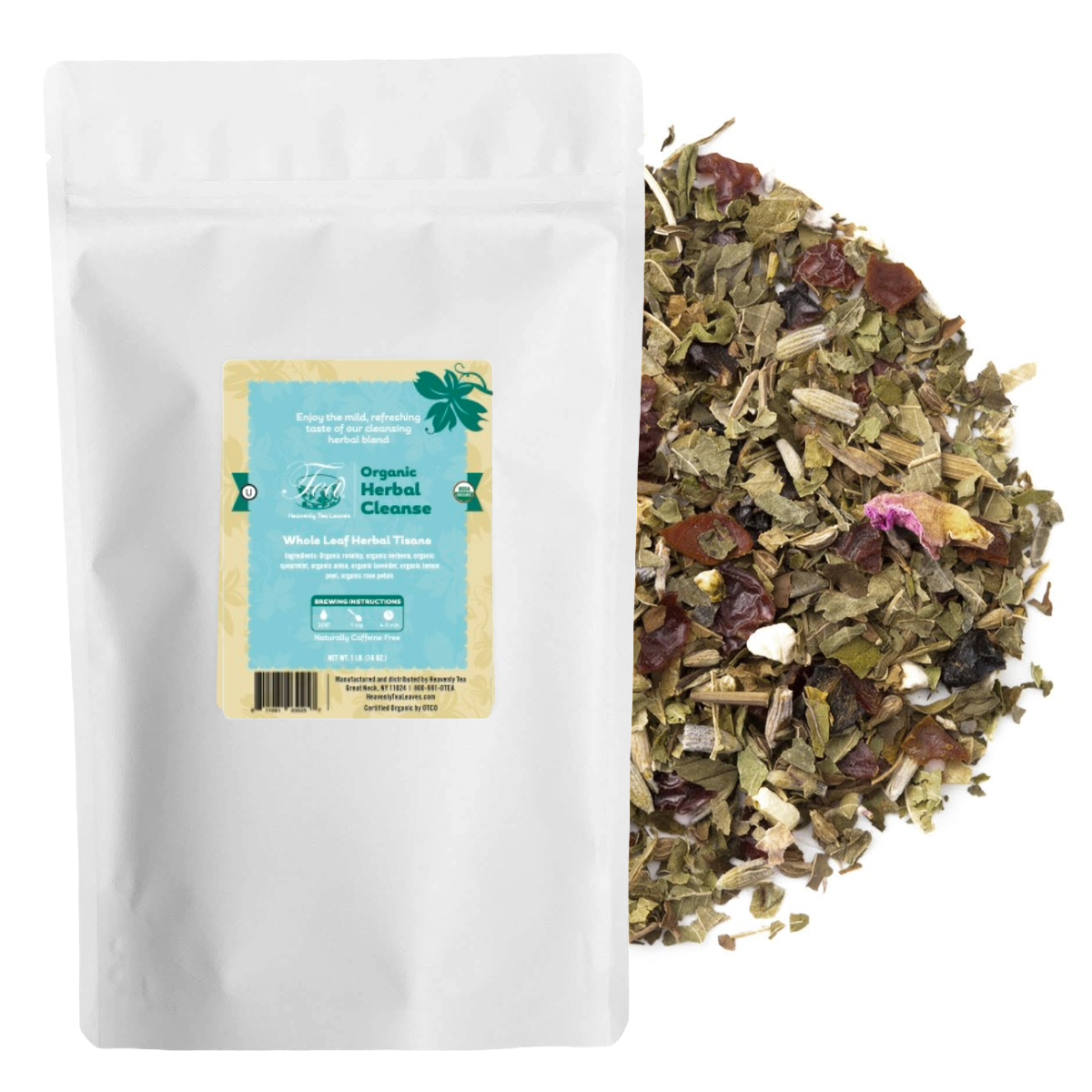 Organic Herbal Cleanse, Bulk Loose Leaf Herbal Tea