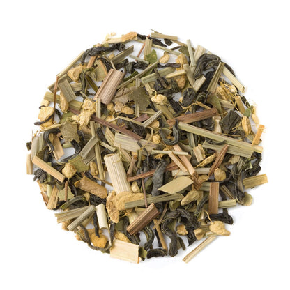 Organic Ginger Lemon Green - Premium Loose Leaf Green Tea | Heavenly Tea Leaves