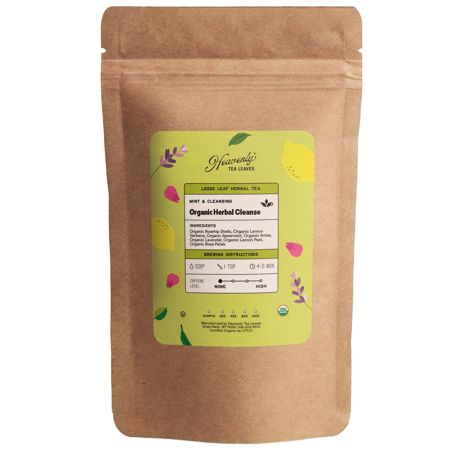 Organic Herbal Cleanse - Cleansing Loose Leaf Herbal Tea - Detoxify | Heavenly Tea Leaves