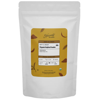 Organic Hojicha - Premium Bulk Loose Leaf Green Tea Powder | Heavenly Tea Leaves