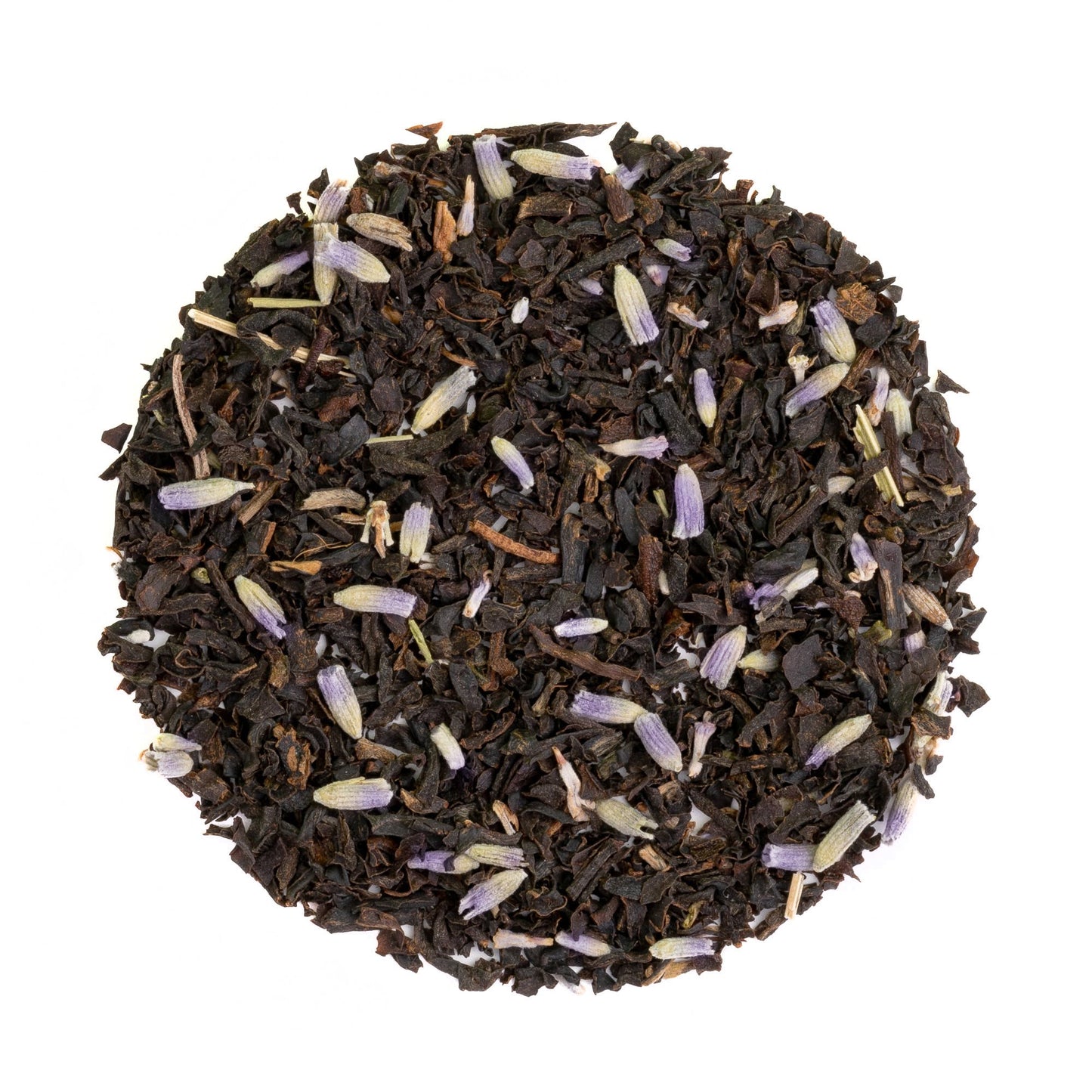 Organic Black Lavender - Clear Top Tea Tin | Heavenly Tea Leaves