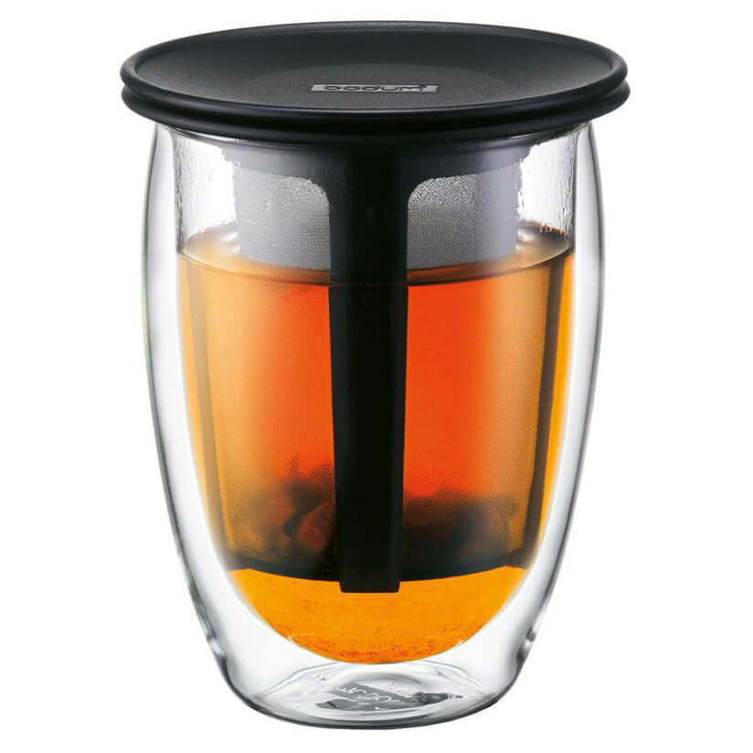 Bodum Tea For One - Tea Cup & Strainer | Heavenly Tea Leaves